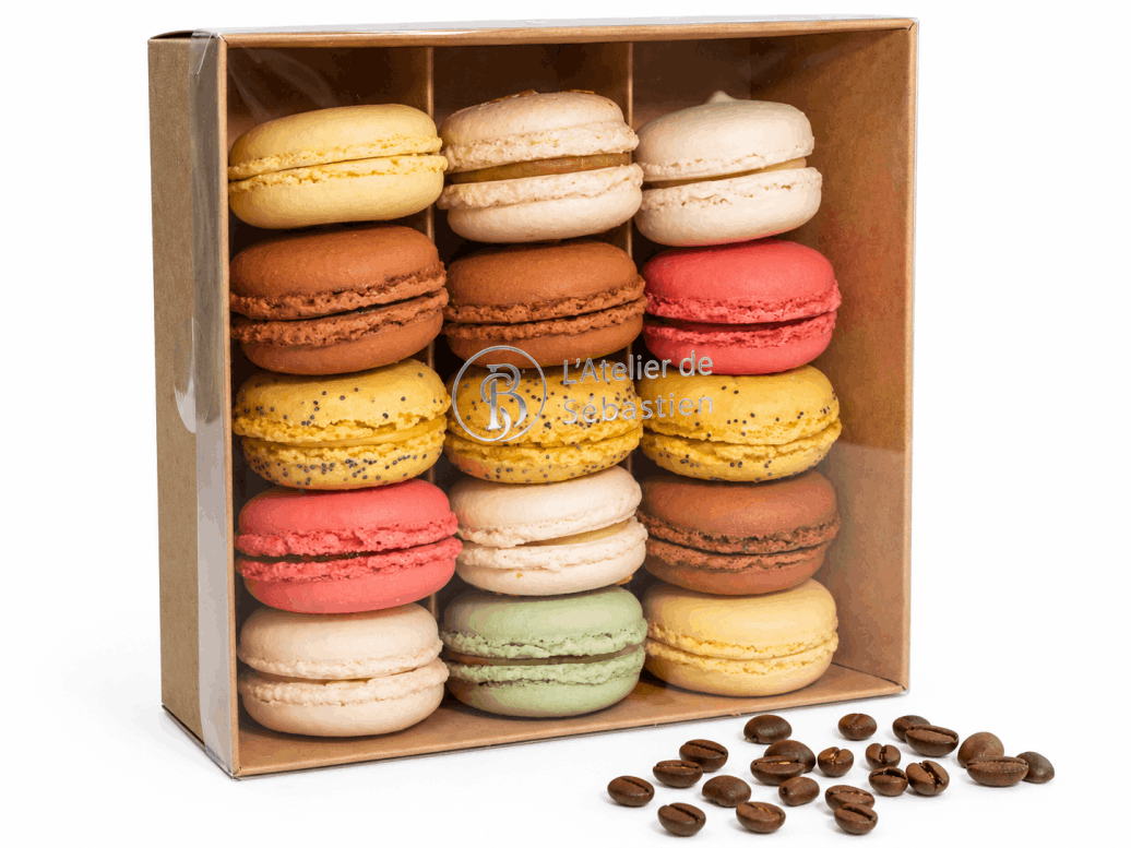 Les macarons de Sébastien Bosc, artisan pâtissier, chocolatier et glacier