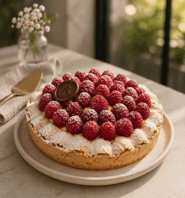Douceur framboise patissier colombiers herault 34
