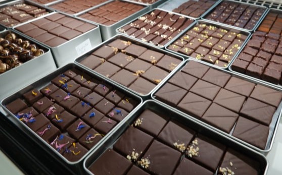 pralinés et ganaches vrac chocolatier colombiers hérault 34