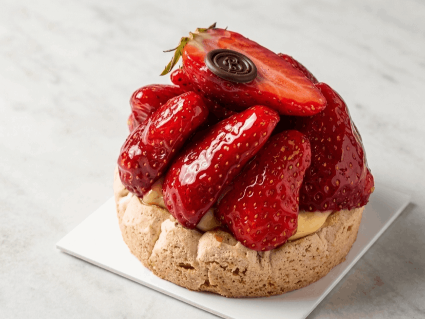 douceur fraise tarte aux fraises patissier colombiers herault