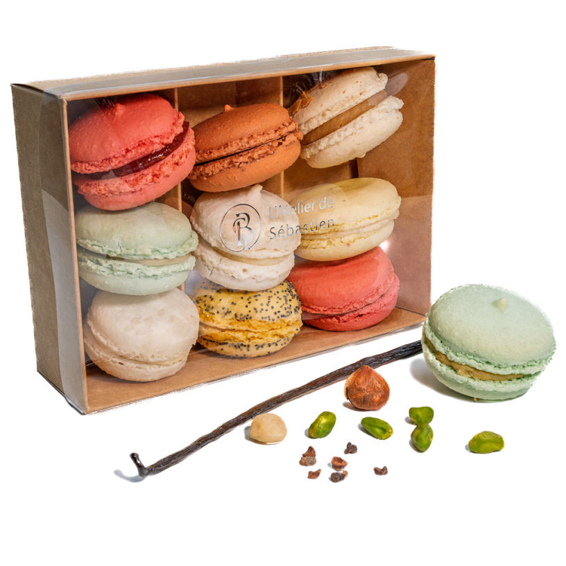 Boite de 9 macarons