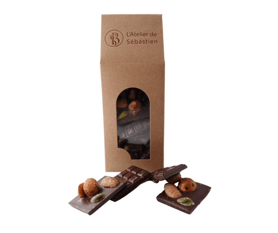 mendiants chocolat noir chocolatier colombiers herault