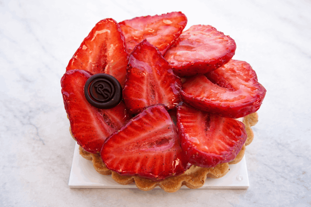 Tarte aux fraises artisanales patissier colombiers herault