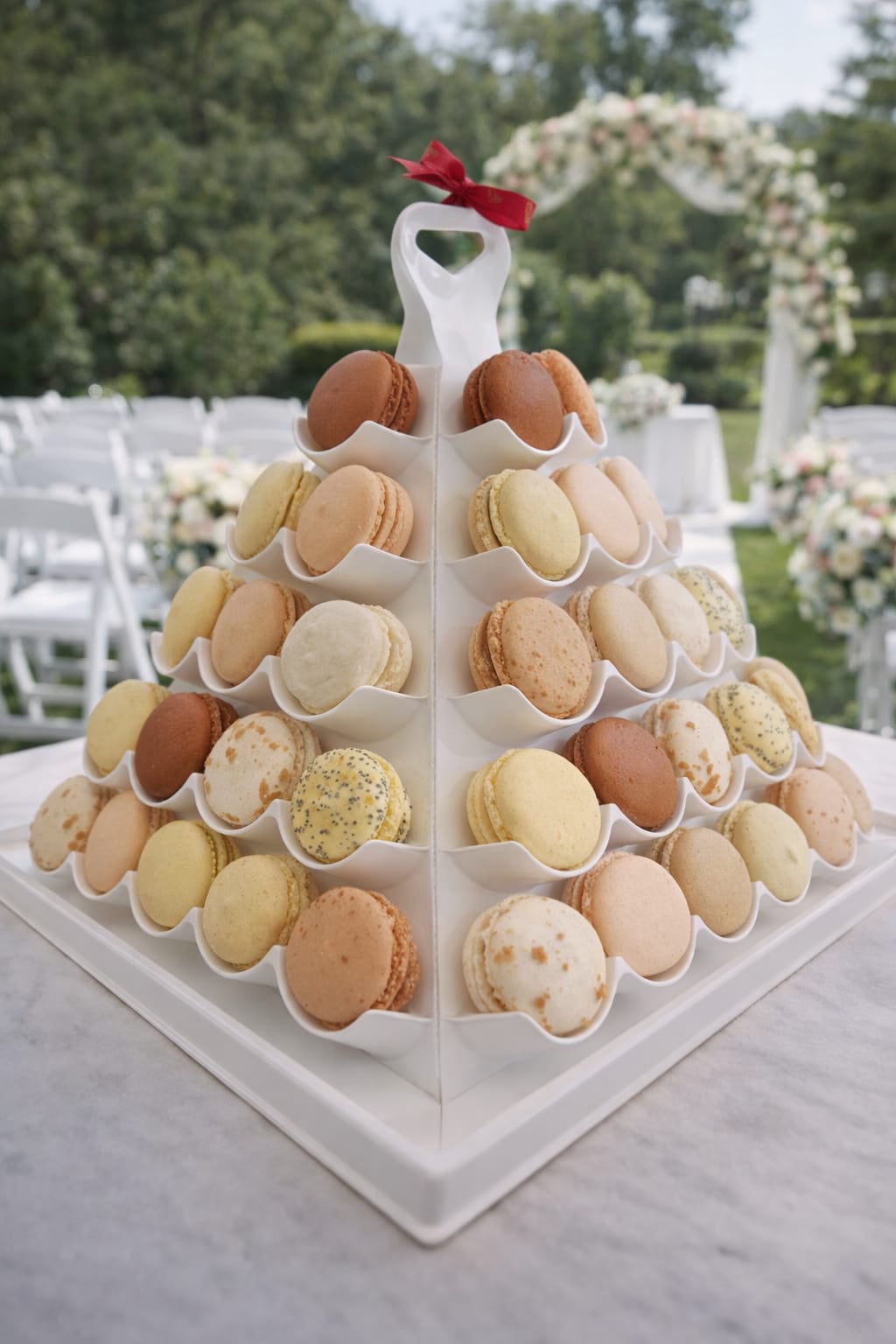 Pyramide macarons artisan colombiers herault narbonne beziers