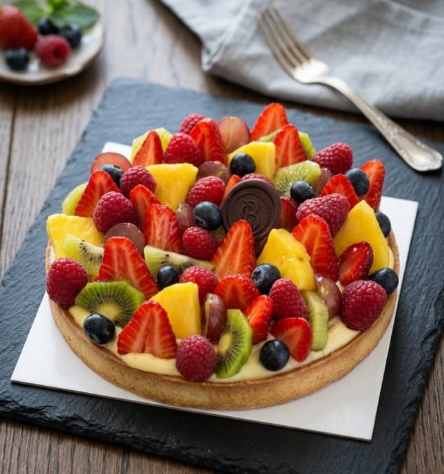 Tarte multifruits colombiers canal du midi herault 34